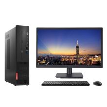 联想 启天M420C 电脑 G4930/4G/1T/集显/无光驱 主机+19.5英寸显示器 黑色 （单位：台） 10台起订