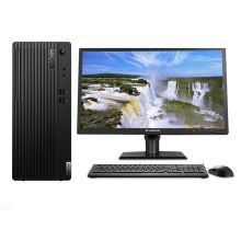 联想 Lenovo ThinkCentreE77 台式机电脑 I3-10105 4G+4G 1T 集成显卡 23.8英寸显示器 黑色 计价单位:套