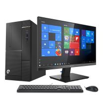清华同方 超越E500 台式电脑（I5-10400/8G/256GSSD/集显/无光驱Win10专业版/200W/USB键鼠+23.8英寸显示器）（单位：台）