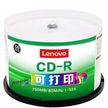 联想  CD-R 办公系列50P 可打印 52速700MB 办公系列 光盘 50.00 张/桶 (计价单位：桶)