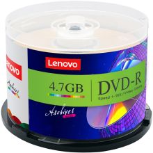联想 DVD+R 光盘/刻录盘 16速4.7GB 办公系列 桶装50片 (单位：筒）