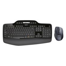 罗技 MK710 全尺寸无线办公键鼠套装 带无线2.4G接收器（单位:套) 黑色