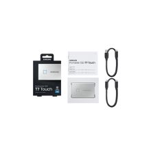 三星 T7 Touch 57*85*8mm 2T USB3.2 Type-c PSS指纹加密移动固态硬盘(MU-PC2T0) 经典银（颜色：个）