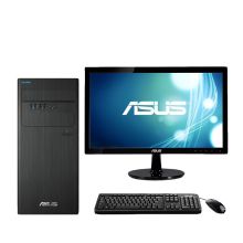 华硕 D640MB 台式电脑（I5-9400/8G/1TB+128GSSD/无光驱/win10/23.8寸/USB键鼠/三年保修） 黑色（单位:台）