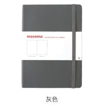 雅坤 B6 192页 70g软皮绑带笔记本 灰色 （单位：本）