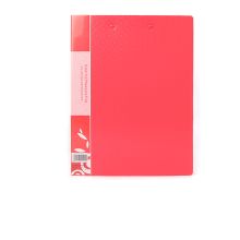 康百 B2624 彩色双强力夹文件夹 A4 粉色 （单位：个）