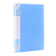 三木 P65 A4单强力夹斜内袋/文件夹/资料夹 蓝 （单位：个）