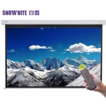 白雪（SNOWHITE） 150英寸4:3 电动投影幕布含遥控器 （单位：张）