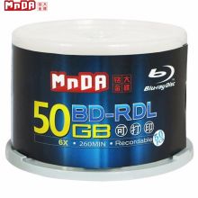 铭大金碟（MNDA） 1-6速蓝光光盘50G 50片桶装 (单位：桶）