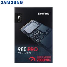 三星（SAMSUNG）1TB SSD固态硬盘 M.2接口(NVMe协议PCIe 4.0 x4) 980 PRO （MZ-V8P1T0BW） 单位：个