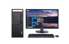 联想 Lenovo M920T 台式机 i5-9500 8GB DDR4 2666 硬盘256SSD+1T 23.8英寸显示器 单位:套