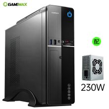 游戏帝国（GAMEMAX）  小精灵    桌面机箱 配230W电源    黑色  (单位:个)