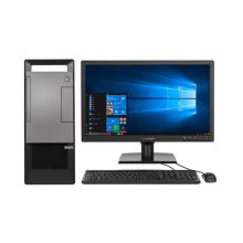 联想 扬天T4900v-07 台式电脑（23寸/I5-8400/8G/1T/集成/180W电源/USB键盘/Win10/三年上门保修） 黑色（单位:台）