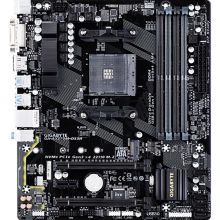 技嘉 AX370M-DS3H主板 (AMD X370/Socket AM4   (单位：片）