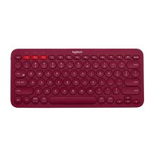 罗技 (Logitech) K380 便携无线蓝牙键盘 (单位:个) 红色