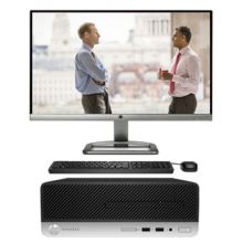 惠普（HP） ProDesk 400 G5 MT台式电脑 I5-8500 4G 1T 超薄DVDRW DOS 21.5寸 原厂三年上门保修服务 （单位：台）
