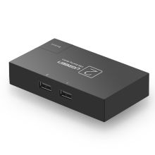 绿联 2口 U盘鼠标2进1出切换器 黑色