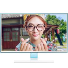 三星 S27E360H 27寸 平面液晶显示器 钢琴漆白