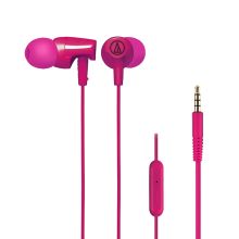 铁三角 AUDIO-TECHNICA CLR100IS 入耳式运动有线耳机 粉红色