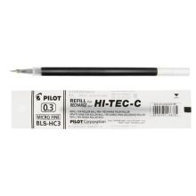 百乐 BLS-HC3-B 中性笔芯 0.3mm 单支装 黑色 （单位：支）
