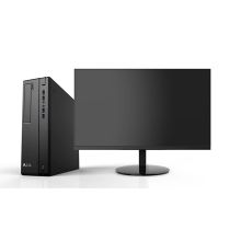 宝德 自强鲲鹏PT620K 台式电脑 (Kunpeng920 8C/16G/256 ssd+1 TB/4G独显/DVDRW/配23.8寸显示器) (单位:套) 黑色