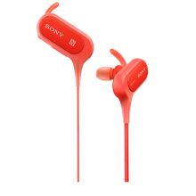 索尼 MDR-XB50BS 重低音无线蓝牙运动耳机 (单位:个) 红色