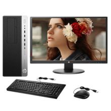 惠普（HP）ProDesk 400 G5 MT 台式电脑 i5-8500/4G/1T/2G独显/超薄DVDRW/DOS//3年上门保修/20寸显示器 （单位：台）