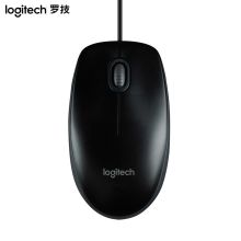 罗技/Logitech   M100R USB有线 鼠标  大手鼠标 笔记本电脑办公家用 对称鼠标 黑色/白色 1*1