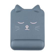 镭拓 RANTOPAD TOTO 猫耳朵 硅胶护腕鼠标垫 小号浅蓝