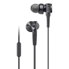 索尼 SONY MDR-XB75AP 重低音立体声耳机 倾斜入耳式 黑色