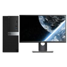 戴尔 OptiPlex 3050 台式计算机 G4560/4G/500G/集显/DVDRW/E2216H 21.5寸/DOS/3年 黑 （单位：台）