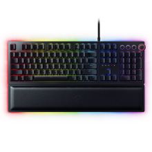 雷蛇 RAZER 猎魂光蛛精英版 机械键盘 104键 RGB幻彩 黑色 光轴 幻彩腕托