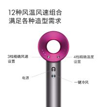 戴森(Dyson) 新一代吹风机 Dyson Supersonic 电吹风 负离子 进口家用 礼物推荐 HD03 黑色 单位:个