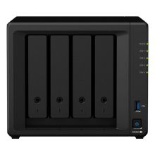 群晖（Synology） DS920+ 四核心4盘位 NAS网络存储服务器 （无内置硬盘 ） 黑色 (单位:台)