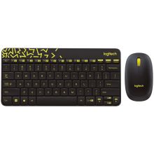 罗技 LOGITECH MK240 Nano 无线键鼠套装 黑色