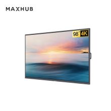 MAXHUB W98PNA 98英寸 4K超高清巨幕商用会议平板电视机  附送移动支架 黑色(单位：台）