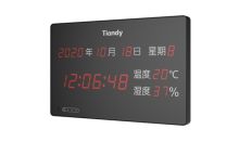 天地伟业 TC-813WT-LJ 时间温湿度LED数码屏 黑色（单位：台）