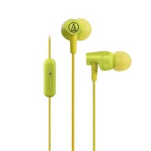 铁三角 AUDIO-TECHNICA CLR100is 入耳式线控通话音乐耳机 橧绿色