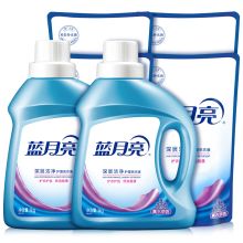 蓝月亮 洗衣液8斤套装 机洗瓶装1kg*2+袋装500g*4 （单位：套）