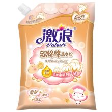 激浪 2kg 软绵绵洗衣粉 大袋批发家庭装 持久留香带嘴防潮（单位:袋 ）