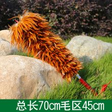 航若 70cm 鸡毛掸子纯手工制除灰尘禅子 木把加长鸡背毛 （单位：个）