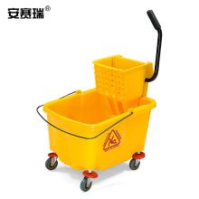 安赛瑞 10673 商用单桶拖把榨水车 机场车站保洁拖把甩水车 36升大号单桶拖把挤水车（36L）（单位：个）
