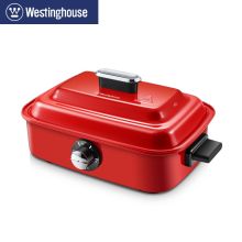 西屋/Westinghouse WSC-1401无烟不粘分离式 多用途锅 YC 红色