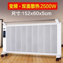 国产  2500w  1m*51cm  电暖气  取暖器  银色  (单位：个)