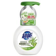 超能 泡沫抑菌洗手液 滋润保湿 258ml 单位：瓶
