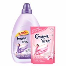 金纺 柔顺剂 怡神薰衣草促销装 洗衣液 3L+400ml 单位：瓶