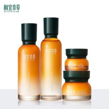相宜本草/INOHERB 山茶花焕活鲜养抗皱礼盒 面部护理套装 YC 150ml+100g+50g+15g