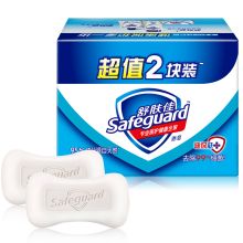 舒肤佳 新纯白清香型香皂超值2块家庭装 115g*2 单位：盒