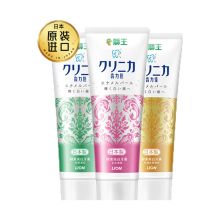 狮王 LION 酵素牙膏130G三支装百花薄荷+鲜果薄荷+冰姜柠檬