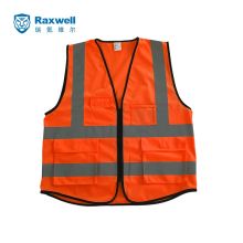 Raxwell RW8106 raxwell RW8106 反光背心 多口袋马甲 荧光橘 均码 (单位：件） (单位：件)